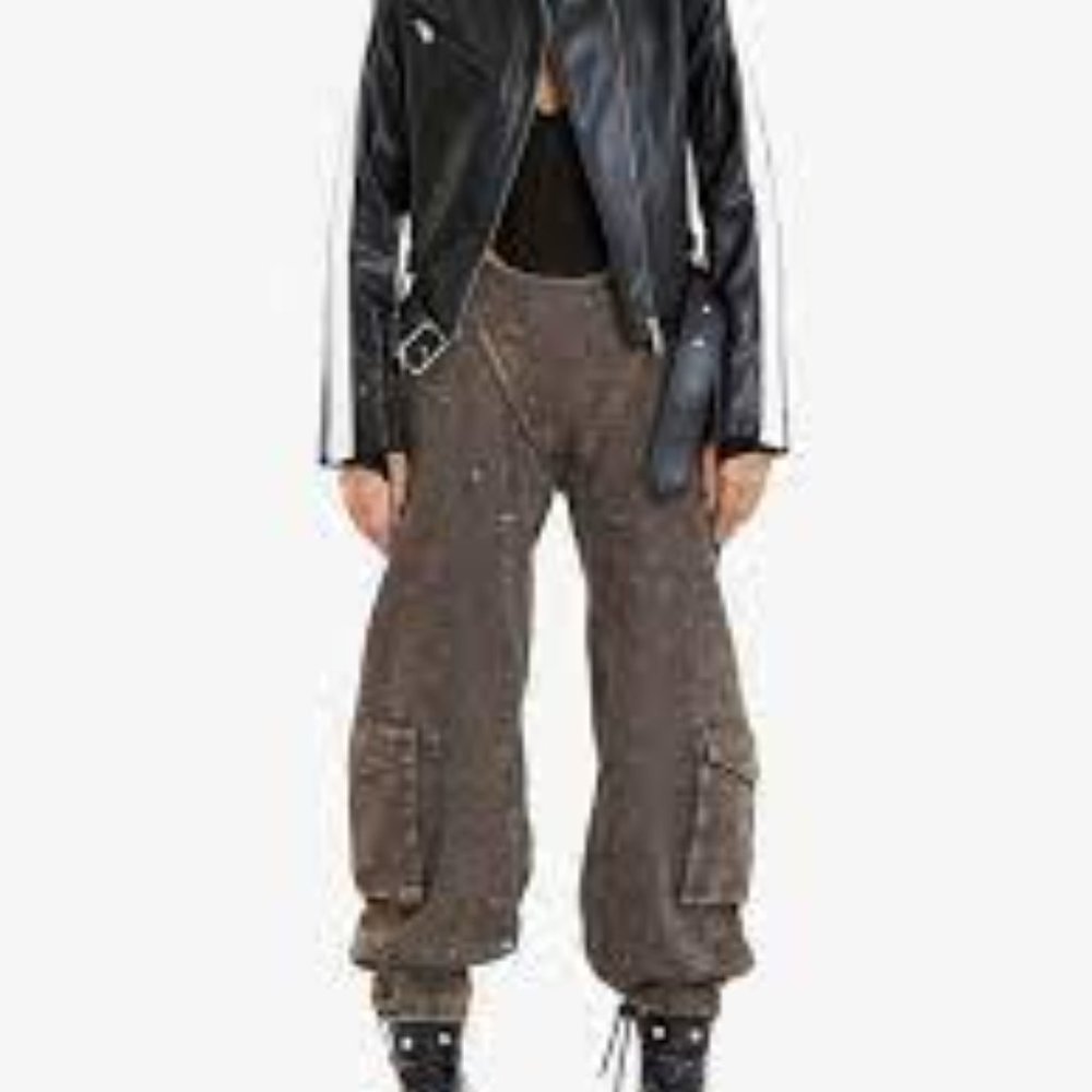 RUVES KORL modern cargo pants, DENIM  SIZE XS